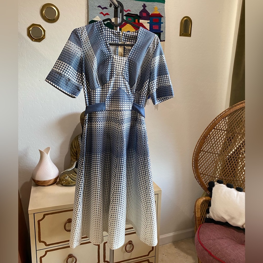 Vintage Abstract Dress